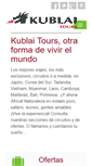 Mobile Screenshot of kublaitours.com